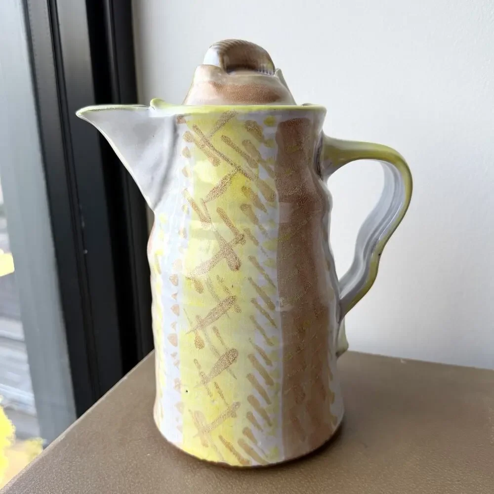 Diane Kenney Pottery Pitcher Jug With Handle 10